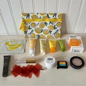 Ipsy Care Pack 11 pc Lemon Murad TonyMoly Farmacy face eye makeup samples